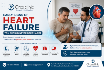 Early Signs of Heart Failure: When to See a Cardiologist in Guwahati