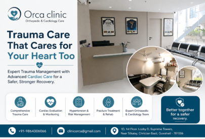 Trauma Management & Heart Doctor in Guwahati | Orca Clinic